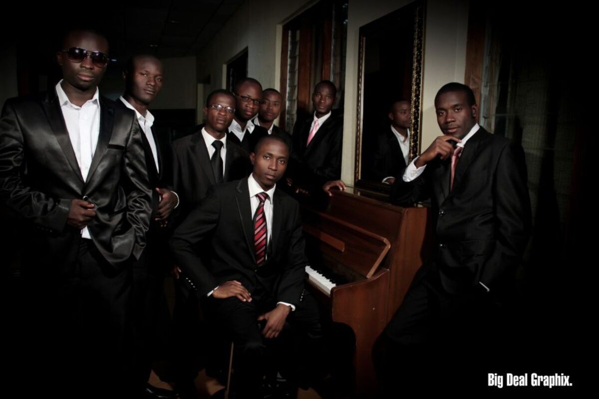 Kasambwe album artwork featuring the original members of All for Christ