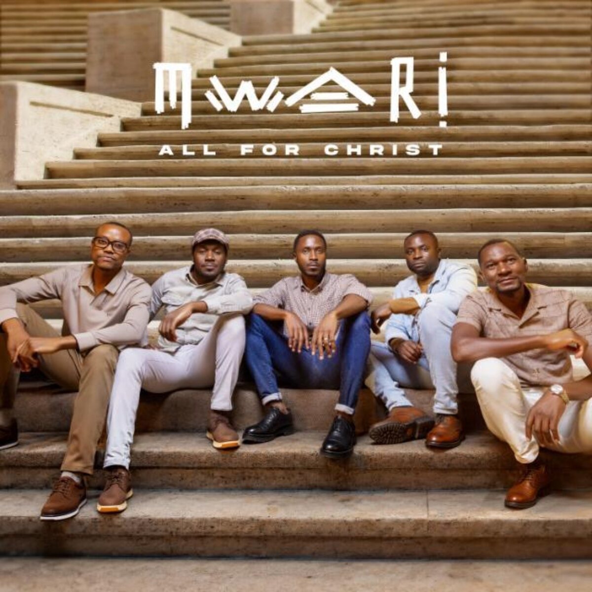Mwari official album artwork featuring the members of All for Christ