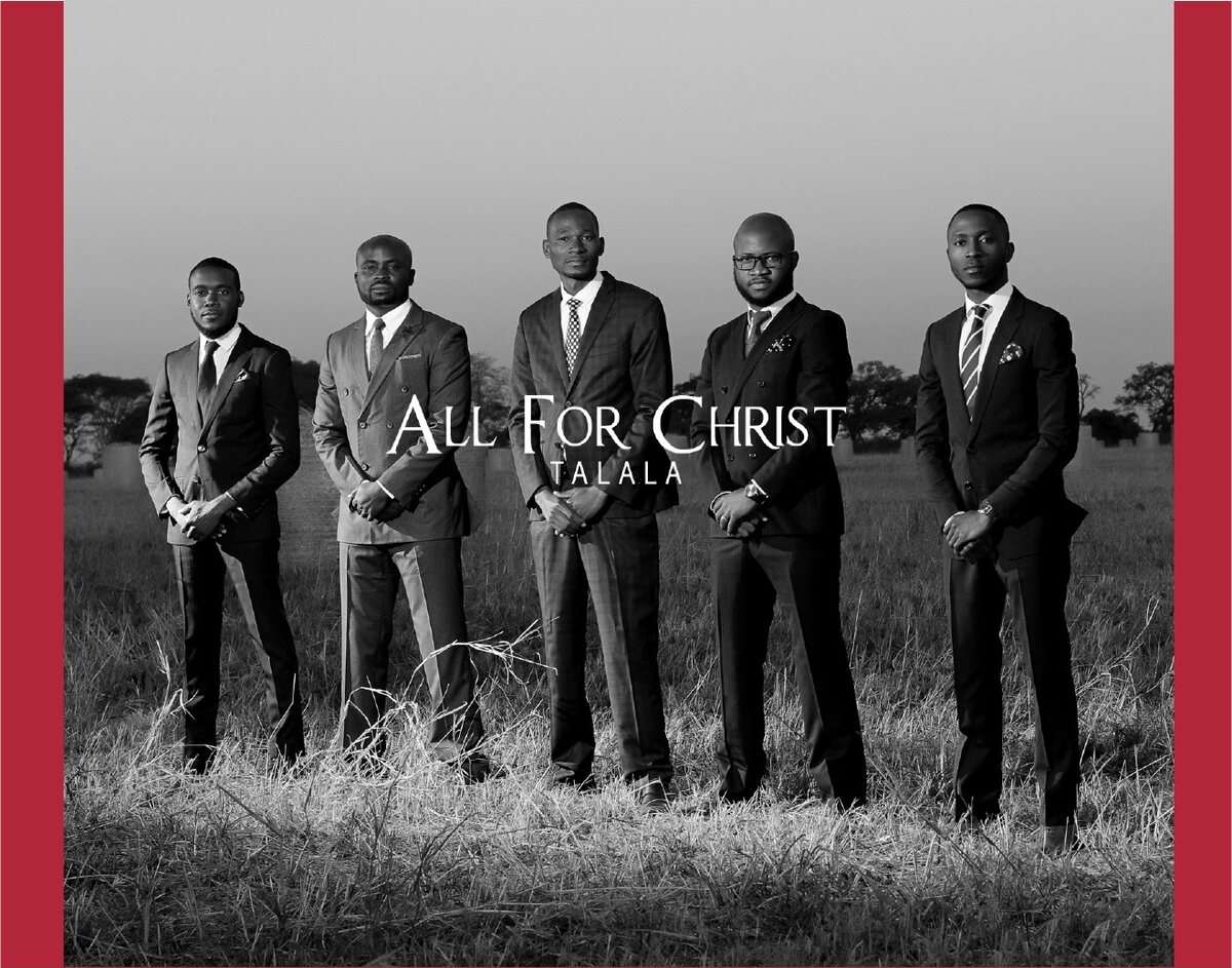 Talala album artwork featuring five members of All for Christ